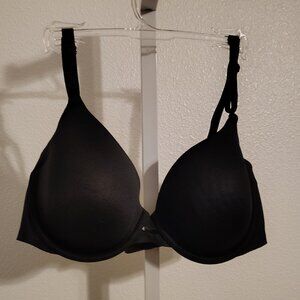 Warner's No Side Effects Underwire Smoothing Bra Size 36C Style 01356 Black